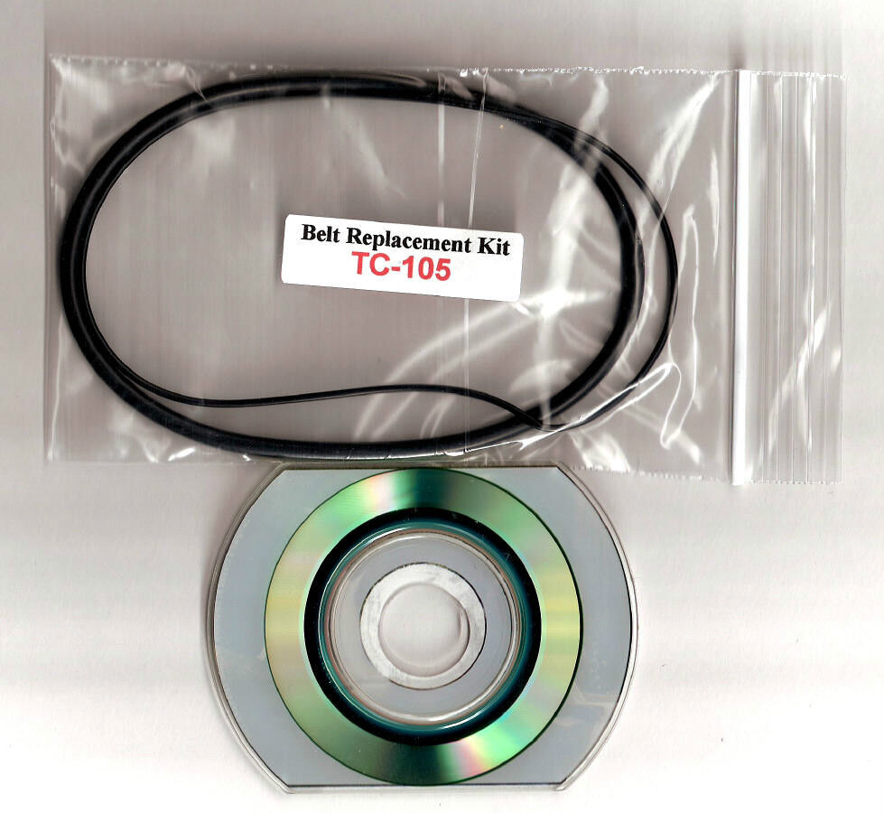 SONY TC-105 TC-105A Reel-to-Reel Belts w/wo a pdf MANUAL on CD