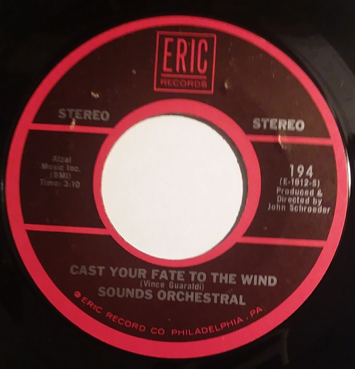 KENNY BALL, SOUNDS ORCHESTRAL 45 MIDNIGHT IN MOSCOW, CAST YOUR FATE TO THE WIND