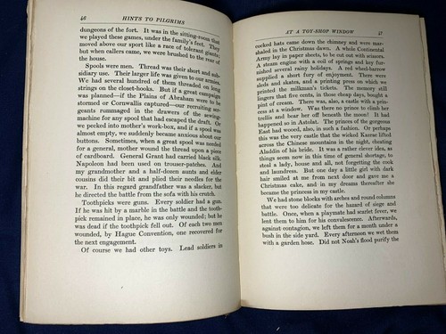 #21 HINTS TO PILGRIMS BY CHARLES S. BROOKS 1921 SIGNED HARDCOVER - Picture 9 of 11