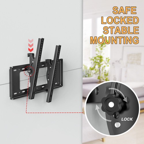 TV Wall Mount VESA Bracket Tilt for 32 37 40 42 43 46 47 50 52 55 60 65 70 AU - Picture 3 of 9