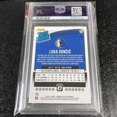 Nba Card Donruss Optic Luka Doncic Psa10 | eBay