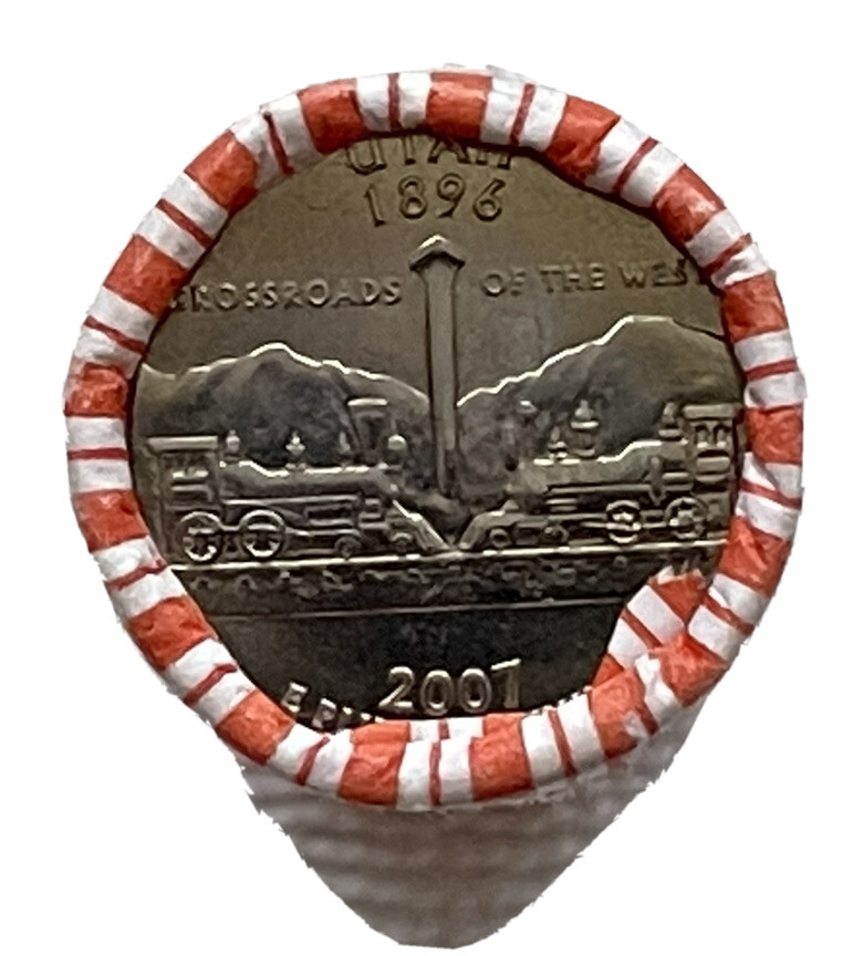 【新品未使用】2007年発行 ユタ州Quarter 1 バンク•ロール 2007 D UTAH Quarter Uncirculated, Bank Roll (40) | eBay