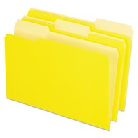 Pendaflex Colored File Folders 1/3 Cut Top Tab Legal Yellow Light Yellow 100/box on sale Pendaflex Colored File Folders 1/3 Cut Top Tab Legal Yellow Light Yellow 100/box on sale