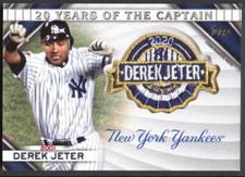 Derek Jeter 2020 Topps Update Series 3Clr Commemorative Patch Card!Yankees GOAT 