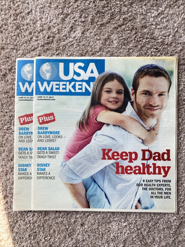 USA weekend magazine, June 15–17, 2012, cover: keep dad healthy