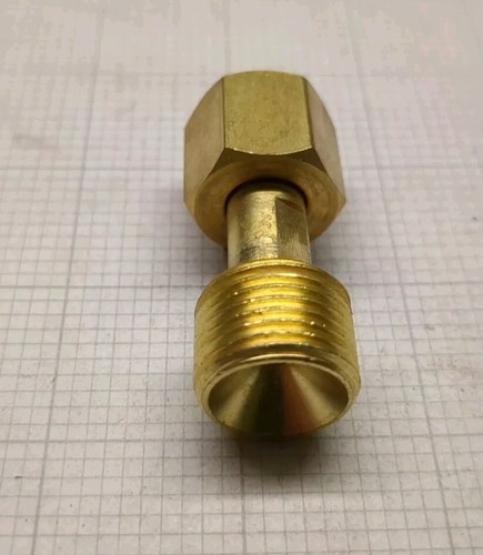 PARWELD Brass Adaptor 3/8 BSP X 1/4 BSP FEMALE - Picture 3 of 5