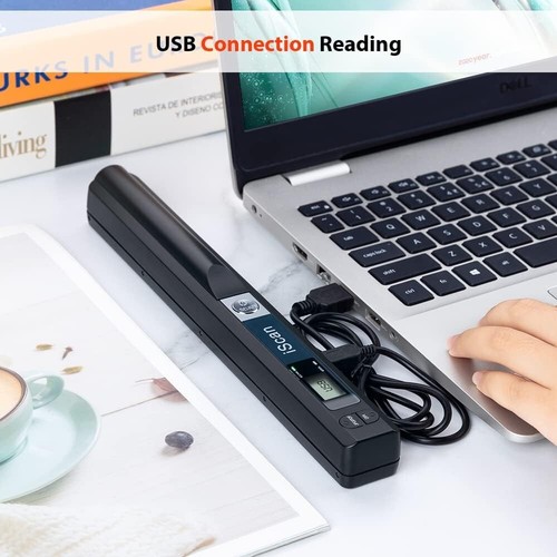 Compact Handheld A4 Scanner - 300/600/900 DPI, No Software Needed, 16GB SD Card - Picture 7 of 9