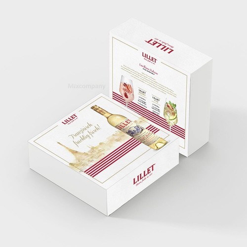 Lillet Geschenkset - Lillet Blanc Aperitiv de France 750ml (17% Vol) + 4x Schwe - Bild 2 von 6