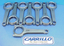 8 Carrillo 6.450 H-beam Connecting Rods 1.875 Small Journal .708 Wrist Pin
