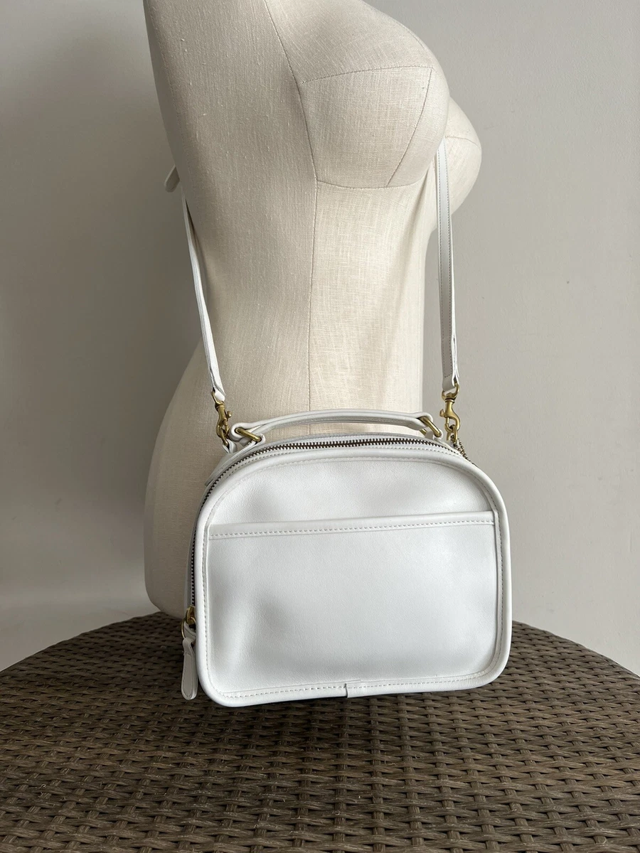 coach white crossbody bag