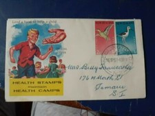 New Zealand Health stamps wellington postmark cover 1959