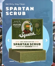 Dr. Squatch x Halo -Limited Edition ‘Spartan Scrub’ 5oz Soap Bar NEW (NO CODE)