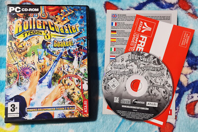 ROLLERCOASTER TYCOON 3 Soaked Add On Expansion Pack VCG PC CD Spiel