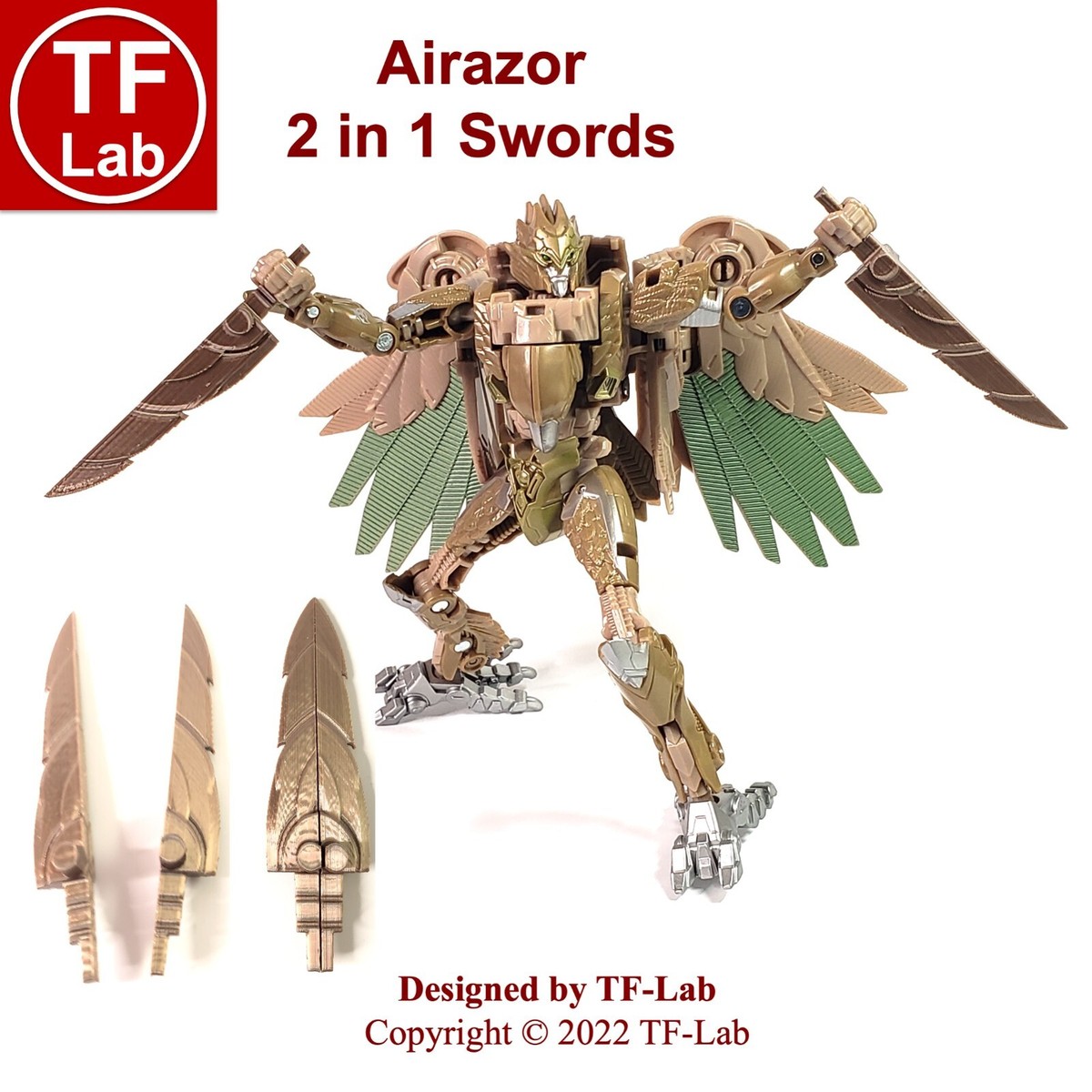2 in 1 Swords Upgrade Kit for Transformers Studio Series SS