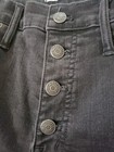 Madewell Size 31 Black 9" High Rise Skinny Stretch Denim Jeans Pants Button Fly — photo 4