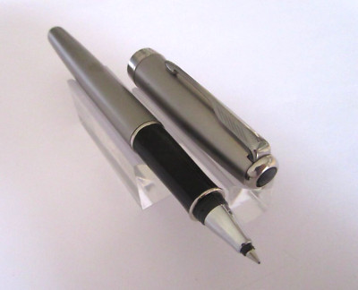 Kugelschreiber Tintenroller Kugel Von Prestige PARKER Sonnet Stahl Bürste A153