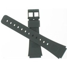 Casio Man's 19mm Black Resin Watch band 70635749