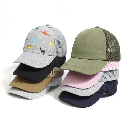 Summer Baby Boy Cap Dinosaur Mesh Kids Sun Hats for Girls Accessories Sports Tra - Picture 23 of 28