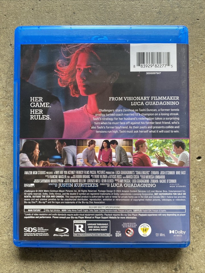 Challengers (Bluray, 2024) eBay