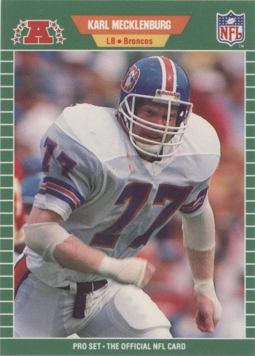 1989 Pro Set Karl Mecklenburg #108 - 1 of 2