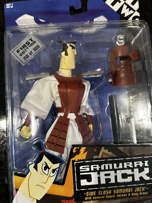 Samurai Jack Side Slash Action Figure Cartoon Network NEW SEALED