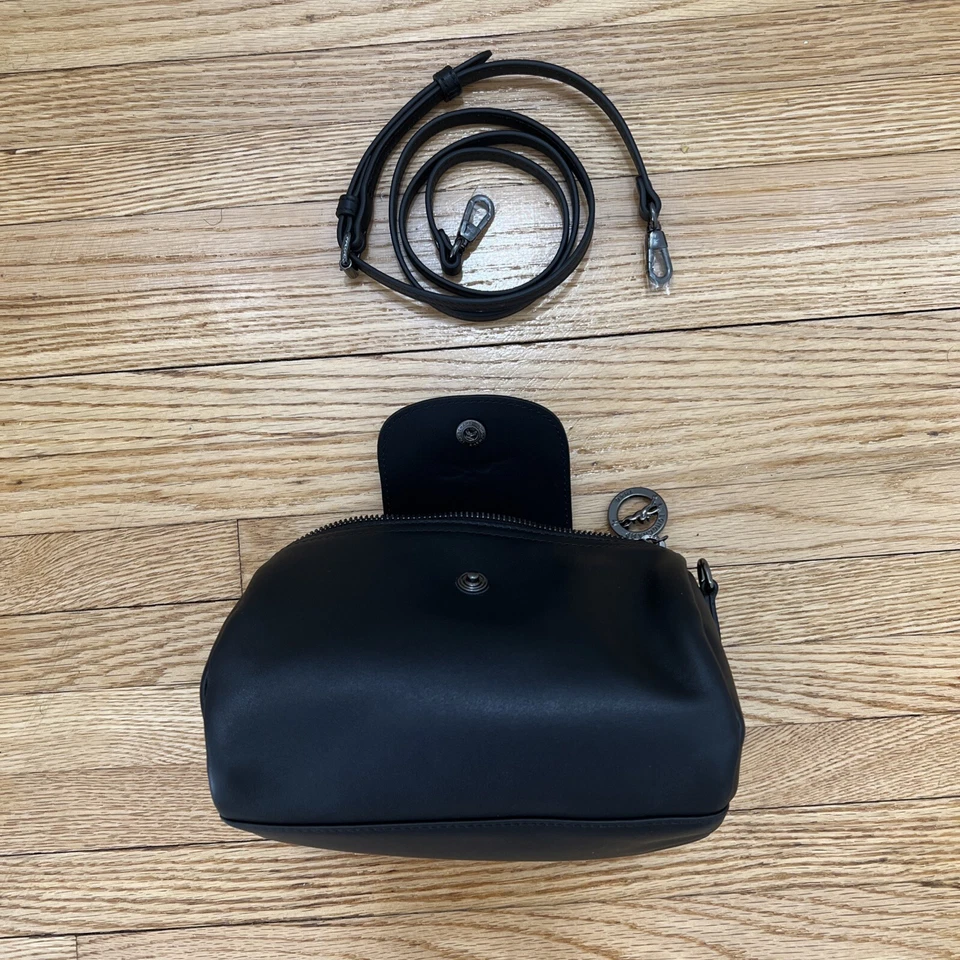 LONGCHAMP Le Pliage Xtra XS Leather Bowling Bag Black Orig. $420 NEW - Image 4 of 4