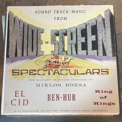 Cinema Sound Stage Orchestra- Music From Wide-Screen Spectaculars-Vinyl-US 1963