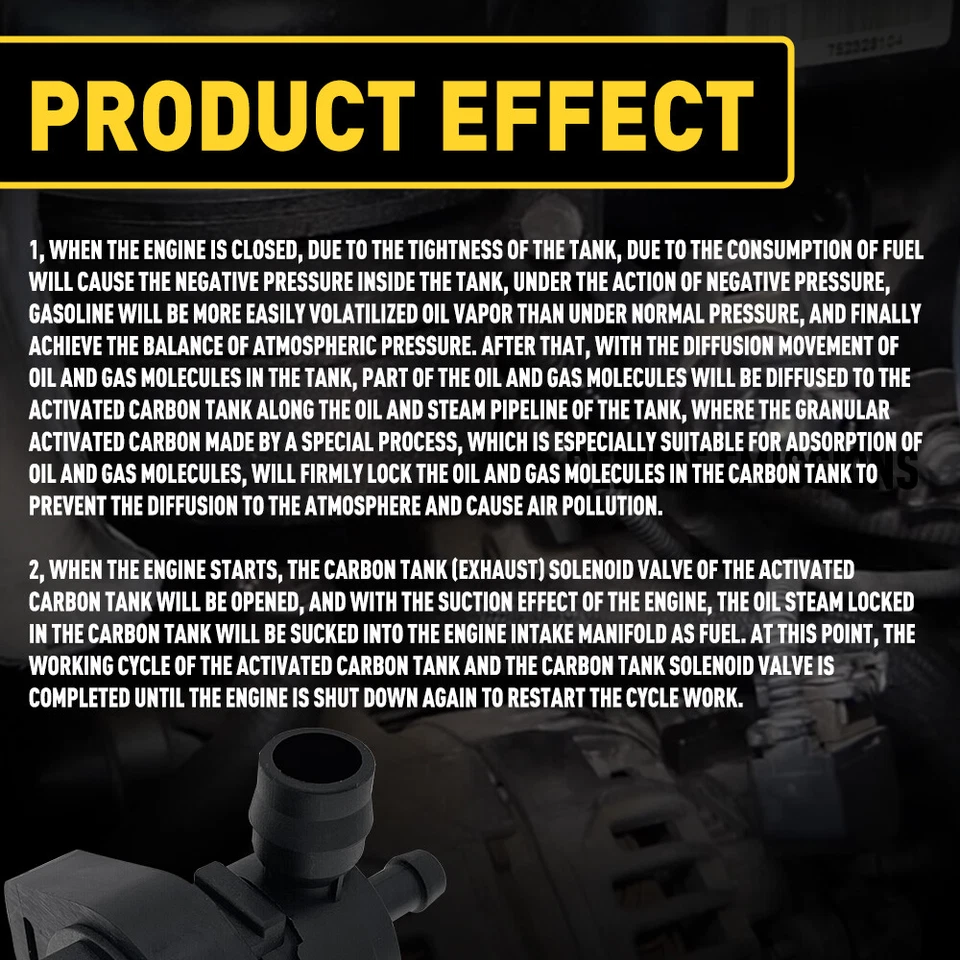 Electroválvula de purga de bote de vapor EVAP para 1999-2005 E46 BMW 323i 323ci 325i Foto 4 de 4