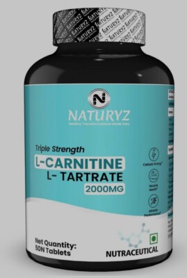 NATURYZ Triple Strength L-Carnitine L-Tartrate 2000MG Converts Fat into Energy |