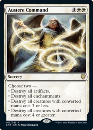 Magic the Gathering: Commander Legends- Austere Command#012-Rare-LP
