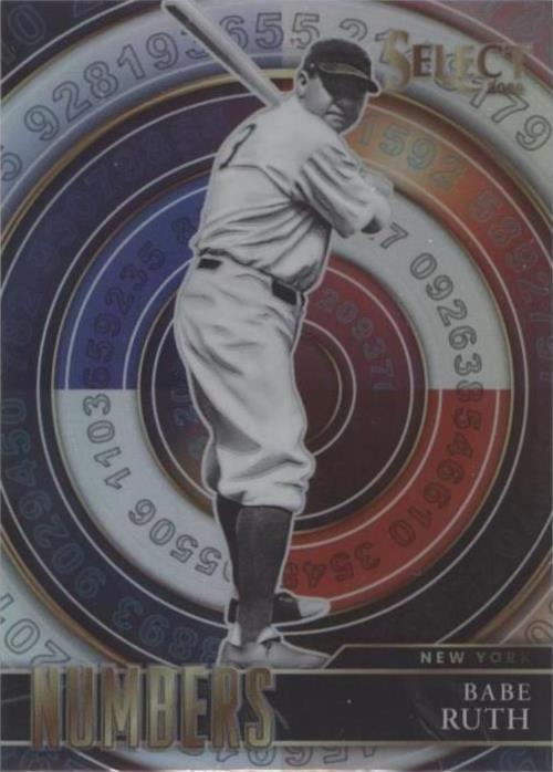 2022 Panini Select - Select Numbers Babe Ruth #SN8 Holo Prizm for sale ...