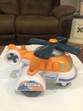 Tonka to the Rescue Helicopter Toy 8 Inches by 5 Inches Lights and Sounds