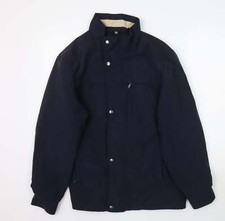 Elegance Womens Blue Jacket Size S Zip