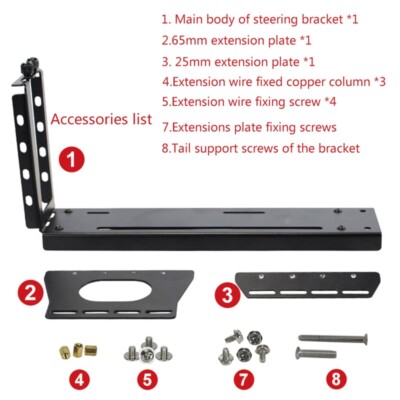 Vertically GPU Bracket Graphics Extension Vertical Install Holder Support RX