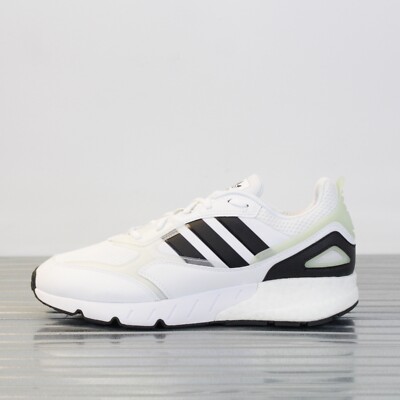 Herren Adidas Selten Adidas ZX 1K Boost 2.0 Weiß Schwarz Turnschuhe GZ3549 UVP 99,99 
