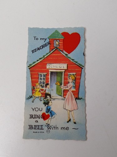 Vintage Valentine Cards Teacher Hallmark Lonely Hearts Fold Out 1944 - Picture 8 of 22