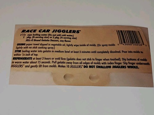 Molde de gelatina de coche de carreras Nascar 1998 con licencia oficial vintage - Imagen 12 de 12