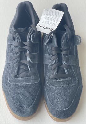 Reebok Men s Black Suede Cn3756 Size 11.5 Brand New