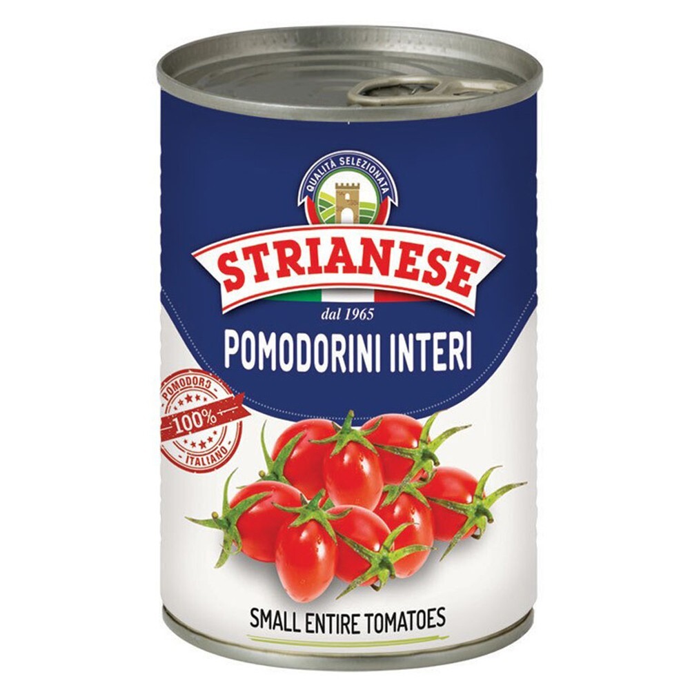 STRIANESE POMODORINI INTERI AL NATURALE 24 x 400 GR.