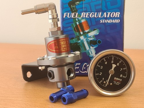 SARD High Performance Adjustable Fuel Pressure Regulator - Universal - SILVER  - Picture 1 of 14