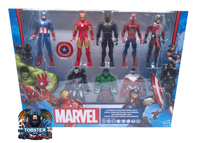 HASBRO Marvel Ultimate Protectors Action Figur Pack 8 Superhelden Sammelfiguren