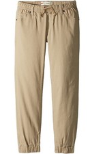 Levi's Kids Boys Stretch Slim Jogger Pants Pull-On Jeans, Khaki, Size 7X