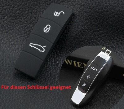 Tastenfeld Pad Gummi für Funk Schlüssel 3 Tasten für Porsche 955 911 Panamera 
