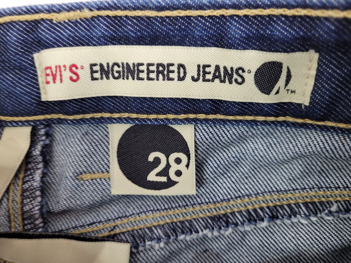 Levi's Engineered Jeans Mens Tag 28x28 Blue Twisted Relaxed Levi's Engineered Jeans Mens Tag 28x28 Blue Twisted Relaxed