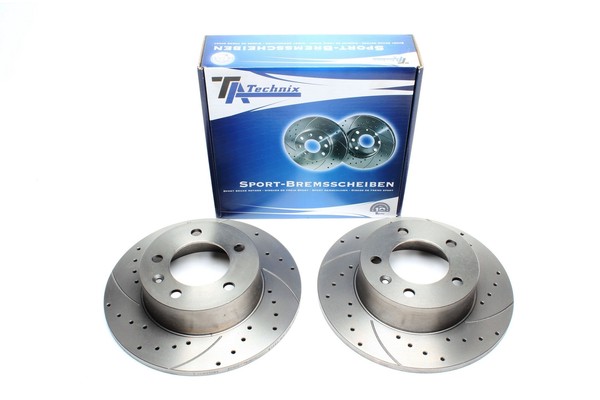 TA Technix Sport Bremsscheiben Satz Hinterachse FüR Nissan Interstar Bus-image