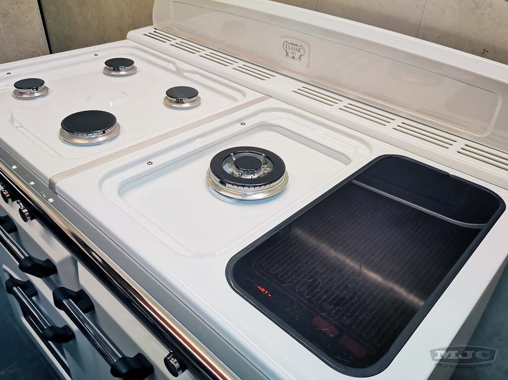 Refurb Rangemaster Classic 110 All GAS NG FSD RANGE COOKER White & Chrome (3D24) eBay