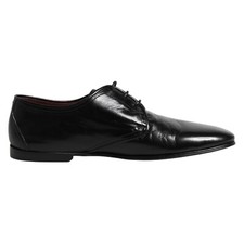 DOLCE & GABBANA Shoes Black Leather Lace Up Derby Dress Formal EU43 /US10 970usd
