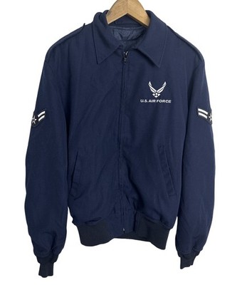 U.S. Air Force DSCP Wings Collection Men s Blue Bomber Jacket Size 42L