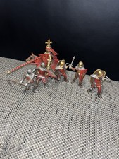 Schleich Ritter Sammlung | 7 Figuren | Lilien-Ritter (Rot)