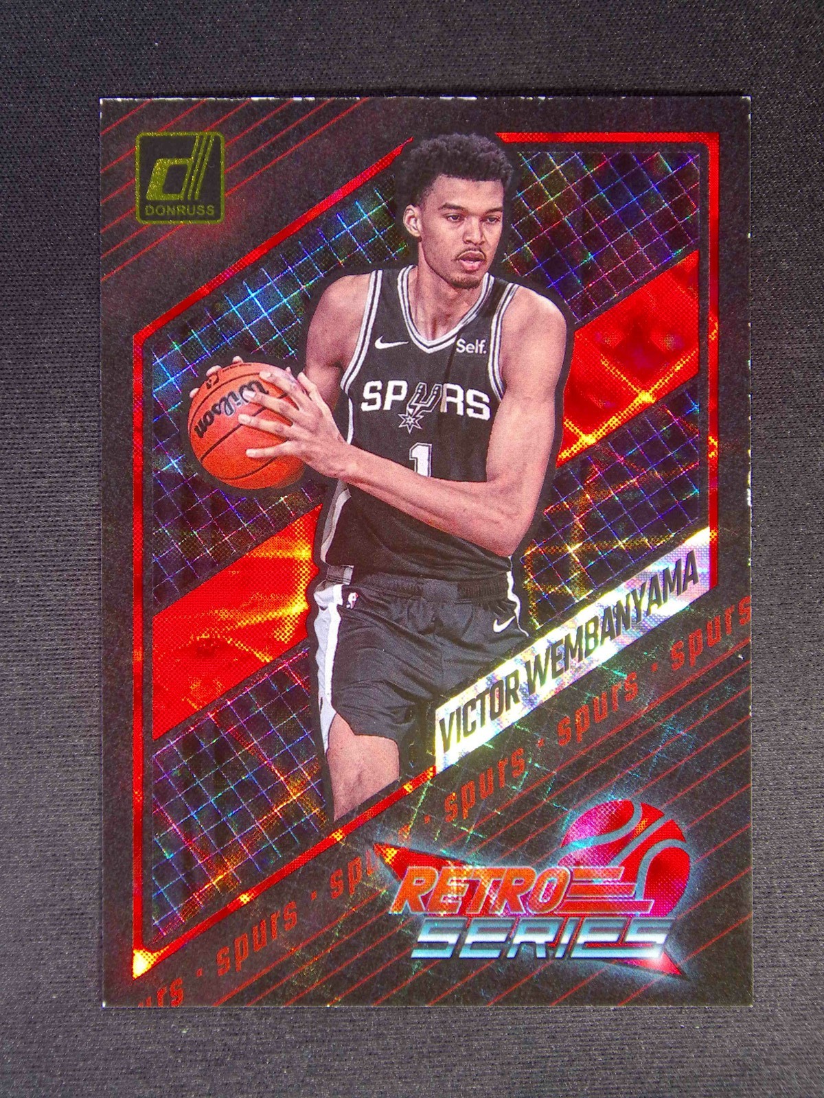 2023-24 Panini Donruss Victor Wembanyama #1 RC Rookie Retro Series Diamond